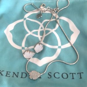 🚫sold🚫Silver Mara/Tessa Iridescent Drusy Set